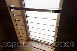 Ограждение на окна из нержавеющей стали в Тюмени. Готовые проекты ПерилаГлавСнаб - фото 16