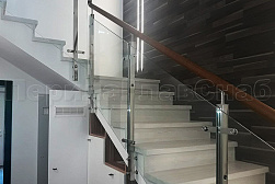 Ограждения лестничных маршей в Тюмени. Готовые проекты ПерилаГлавСнаб - фото 11