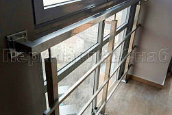 Ограждение на окна из нержавеющей стали в Тюмени. Готовые проекты ПерилаГлавСнаб - фото 20