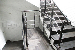 Ограждения из нержавеющей стали с тремя ригелями в Тюмени. Готовые проекты ПерилаГлавСнаб - фото 6 Ограждения из нержавеющей стали с тремя ригелями в Тюмени. Готовые проекты ПерилаГлавСнаб - фото 6