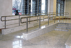 Поручни для инвалидов из нержавеющей стали в Тюмени. Готовые проекты ПерилаГлавСнаб - фото 13