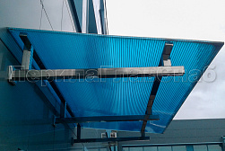 Консольные козырьки и навесы в Тюмени. Готовые проекты ПерилаГлавСнаб - фото 6