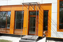 Козырьки и навесы на металлокаркасе в Тюмени. Готовые проекты ПерилаГлавСнаб - фото 14 Козырьки и навесы на металлокаркасе в Тюмени. Готовые проекты ПерилаГлавСнаб - фото 14