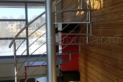 Ограждения для лестниц в Тюмени. Готовые проекты ПерилаГлавСнаб - фото 26