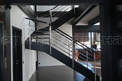 Перила для лестниц из металла в Тюмени. Готовые проекты ПерилаГлавСнаб - фото 8