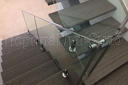 Стеклянные перила для лестниц в Тюмени. Готовые проекты ПерилаГлавСнаб - фото 17 Стеклянные перила для лестниц в Тюмени. Готовые проекты ПерилаГлавСнаб - фото 17