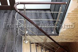 Ограждения из нержавеющей стали с тремя ригелями в Тюмени. Готовые проекты ПерилаГлавСнаб - фото 1 Ограждения из нержавеющей стали с тремя ригелями в Тюмени. Готовые проекты ПерилаГлавСнаб - фото 1