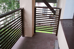 Перила и ограждения из нержавейки и дерева в Тюмени. Готовые проекты ПерилаГлавСнаб - фото 11