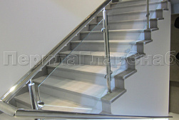 Ограждения для лестниц в Тюмени. Готовые проекты ПерилаГлавСнаб - фото 6