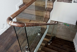 Перила и ограждения из нержавейки и дерева в Тюмени. Готовые проекты ПерилаГлавСнаб - фото 23