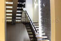 Цельностеклянные ограждения на несущем стекле в Тюмени. Готовые проекты ПерилаГлавСнаб - фото 20