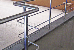 Перила и ограждения из нержавеющей стали с двумя ригелями в Тюмени. Готовые проекты ПерилаГлавСнаб - фото 13