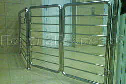 Нержавеющие калитки в Тюмени. Готовые проекты ПерилаГлавСнаб - фото 12