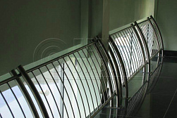 Ограждение на окна из нержавеющей стали в Тюмени. Готовые проекты ПерилаГлавСнаб - фото 14