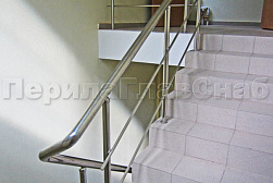 Перила и ограждения из нержавеющей стали с двумя ригелями в Тюмени. Готовые проекты ПерилаГлавСнаб - фото 15