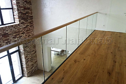 Цельностеклянные ограждения на несущем стекле в Тюмени. Готовые проекты ПерилаГлавСнаб - фото 26