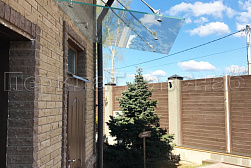 Стеклянные козырьки на вантах в Тюмени. Готовые проекты ПерилаГлавСнаб - фото 17