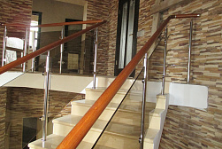 Ограждения лестничных маршей в Тюмени. Готовые проекты ПерилаГлавСнаб - фото 30