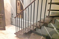 Перила и ограждения с вертикальным заполнением в Тюмени. Готовые проекты ПерилаГлавСнаб - фото 10