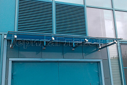 Консольные козырьки и навесы в Тюмени. Готовые проекты ПерилаГлавСнаб - фото 7