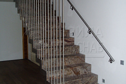 Перила и ограждения с вертикальным заполнением в Тюмени. Готовые проекты ПерилаГлавСнаб - фото 17