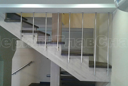 Перила и ограждения с вертикальным заполнением в Тюмени. Готовые проекты ПерилаГлавСнаб - фото 8