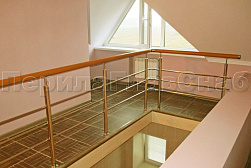 Ограждения из нержавеющей стали с тремя ригелями в Тюмени. Готовые проекты ПерилаГлавСнаб - фото 13