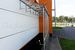 Козырьки и навесы на металлокаркасе в Тюмени. Готовые проекты ПерилаГлавСнаб - фото 16 Козырьки и навесы на металлокаркасе в Тюмени. Готовые проекты ПерилаГлавСнаб - фото 16