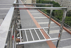 Ограждения для кровли из нержавеющей стали в Тюмени. Готовые проекты ПерилаГлавСнаб - фото 12