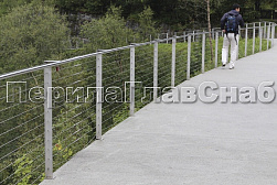 Тросовые ограждения в Тюмени. Готовые проекты ПерилаГлавСнаб - фото 5