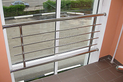 Ограждение на окна из нержавеющей стали в Тюмени. Готовые проекты ПерилаГлавСнаб - фото 18