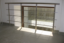 Ограждение на окна из нержавеющей стали в Тюмени. Готовые проекты ПерилаГлавСнаб - фото 22