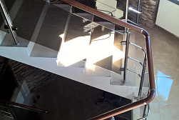 Ограждения лестничных маршей в Тюмени. Готовые проекты ПерилаГлавСнаб - фото 29