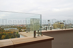 Цельностеклянные ограждения на несущем стекле в Тюмени. Готовые проекты ПерилаГлавСнаб - фото 21