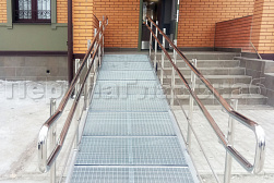 Поручни для инвалидов из нержавеющей стали в Тюмени. Готовые проекты ПерилаГлавСнаб - фото 11