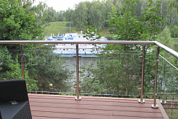 Перила и ограждения для террас в Тюмени. Готовые проекты ПерилаГлавСнаб - фото 22