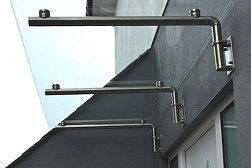 Консольные козырьки и навесы в Тюмени. Готовые проекты ПерилаГлавСнаб - фото 4