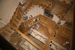 Стеклянные перила для винтовых лестниц в Тюмени. Готовые проекты ПерилаГлавСнаб - фото 3