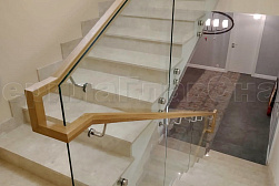 Перила и ограждения из нержавейки и дерева в Тюмени. Готовые проекты ПерилаГлавСнаб - фото 7