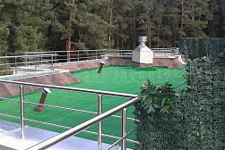 Ограждения для кровли из нержавеющей стали в Тюмени. Готовые проекты ПерилаГлавСнаб - фото 2