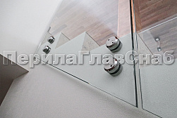 Цельностеклянные ограждения на несущем стекле в Тюмени. Готовые проекты ПерилаГлавСнаб - фото 19