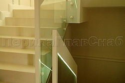 Цельностеклянные ограждения на несущем стекле в Тюмени. Готовые проекты ПерилаГлавСнаб - фото 30