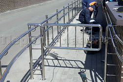 Поручни для инвалидов из нержавеющей стали в Тюмени. Готовые проекты ПерилаГлавСнаб - фото 24