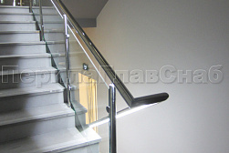 Поручни, перила и ограждения с подсветкой в Тюмени. Готовые проекты ПерилаГлавСнаб - фото 6 Поручни, перила и ограждения с подсветкой в Тюмени. Готовые проекты ПерилаГлавСнаб - фото 6