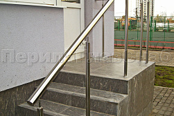 Ограждения и перила без ригелей из нержавеющей стали (без заполнения) в Тюмени. Готовые проекты ПерилаГлавСнаб - фото 14