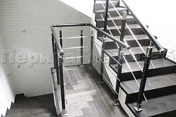 Перила и ограждения из нержавейки и дерева в Тюмени. Готовые проекты ПерилаГлавСнаб - фото 5