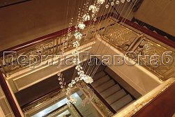 Латунные перила под золото в Тюмени. Готовые проекты ПерилаГлавСнаб - фото 15