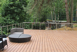 Перила и ограждения для террас в Тюмени. Готовые проекты ПерилаГлавСнаб - фото 24