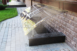 Козырьки и навесы на металлокаркасе в Тюмени. Готовые проекты ПерилаГлавСнаб - фото 6 Козырьки и навесы на металлокаркасе в Тюмени. Готовые проекты ПерилаГлавСнаб - фото 6