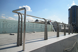 Уличные ограждения из металла в Тюмени. Готовые проекты ПерилаГлавСнаб - фото 22